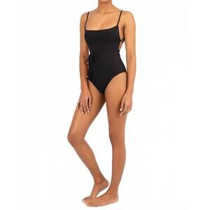NEW ANEMOS km tie one piece in black
